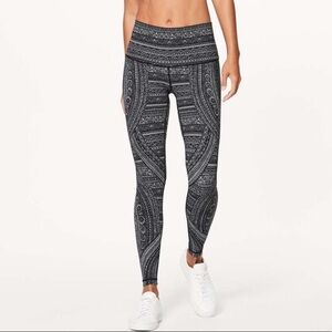 Lululemon Wunder Under High Rise Entwined Leggings